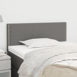 vidaXL Tăblie de pat, gri &icirc;nchis, 90x5x78/88 cm, textil