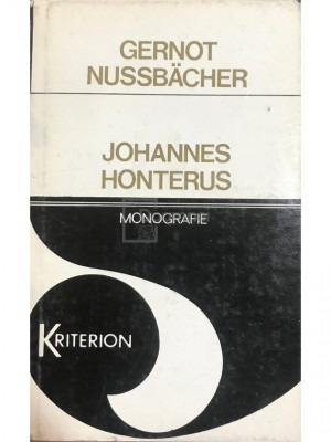 Gernot Nussbacher - Johannes Honterus (editia 1977) foto