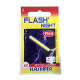 Tub luminos FLASH NIGHT 3MM X2 SURFCASTING, Flashmer