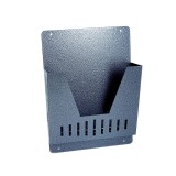 Cos/cutie publicitara, pentru ziare, decupaj adanc, gri, format A4, 23x9x32 cm, Damech
