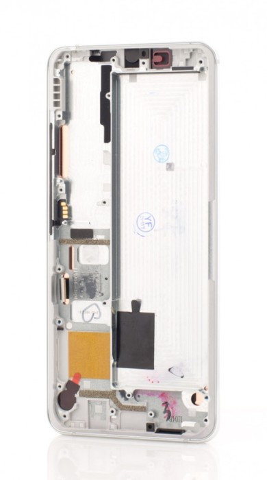 LCD Xiaomi Mi Note 10, 10 Pro, Mi Note 10 lite, Alb + Rama