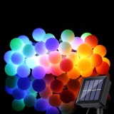 Instalatie Craciun Solara MRG M1148, 6.9m, Multicolor, Globuri, Tip Sir C1148