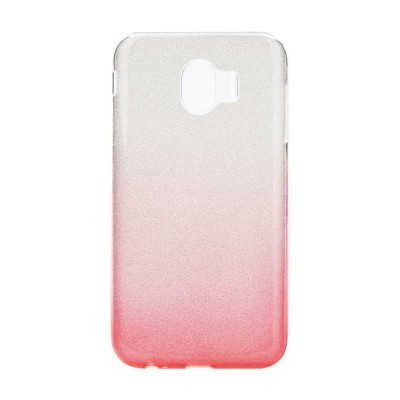 Husa SAMSUNG Galaxy J4 2018 - Forcell Shining (Argintiu/Roz) foto
