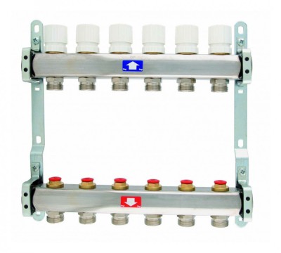 Set distribuitoare cu blocare, umplere/golire si aerisire, ITAP 1&amp;amp;quot;x3/4&amp;amp;quot;x3, 3 cai foto
