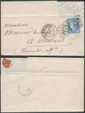 France - Postal History Rare Old FRONT Cover La Rochelle Marrans DB.447