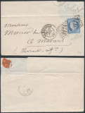 France - Postal History Rare Old FRONT Cover La Rochelle Marrans DB.447