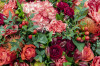 Fototapet de perete autoadeziv si lavabil Flori156 Aranjament floral rosu, 270 x 200 cm