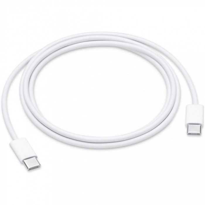 Cablu de date Apple Type-C to Type-C, MUF72ZM/A, 1m, Alb, LXT