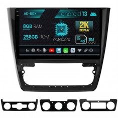 Navigatie Skoda Yeti, Android 13, X-Octacore 8GB RAM + 256GB ROM, 10.36 Inch - AD-BGX10008+AD-BGRKIT040
