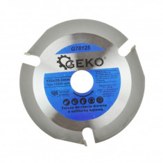 Disc de taiere pentru polizor unghiular 125X22,23mm, Geko G78125