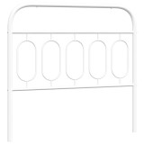 Cumpara ieftin Tablie de pat de schimb metalica, alb, 100 cm