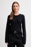 Barbour pulover de l&acirc;nă CARLBY culoarea bleumarin, light, LKN1686