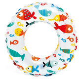 Colac gonflabil Fish pentru copii INTEX, 51cm