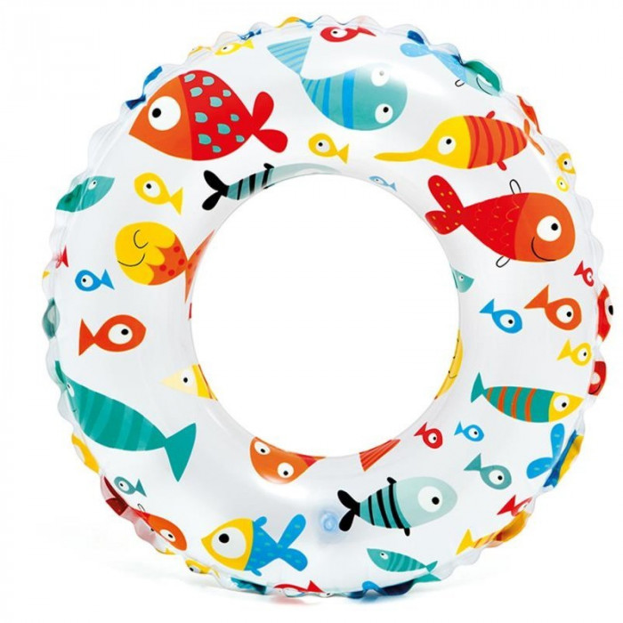 Colac gonflabil Fish pentru copii INTEX, 51cm