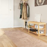 vidaXL Covor Runner MARSA Nisipiu 100 x 450 cm Poliester și PVC 42023125
