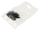 Obturator Negru pentru Profile LED - Set 20 Bucăți ABS