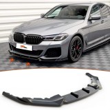Spoiler fata BMW Seria 5 G30 LCI Max V1 negru pian 2020-2023