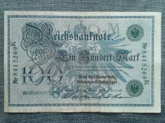 100 Mark 1908 Germania / marci serie verde 8415269