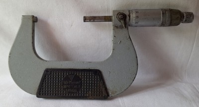 MICROMETRU - STAS 1374 -73 Nr. 5333 - 78, produs vechi fabricat in Romania in perioada socialista, de intreprinderea Mecanica fina foto