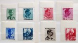 ROMANIA 1940 - Uzuale Carol II - serie MNH** cu 2 margini - LP 140 nestampilate, Regi, Nestampilat