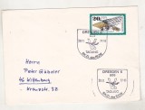 bnk fil Aerofilatelie - Germania RDG Plic stampila ocazionala Dresda 1977