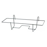 Suport metalic pentru jardiniera, Bumeta, negru, 53x20 cm
