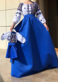Cumpara ieftin Set rochii stilizate traditional -Mama si Fiica - model 5