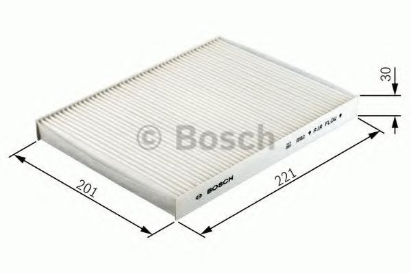 Filtru polen / aer habitaclu NISSAN ALMERA TINO (V10) (1998 - 2006) BOSCH 1 987 432 075