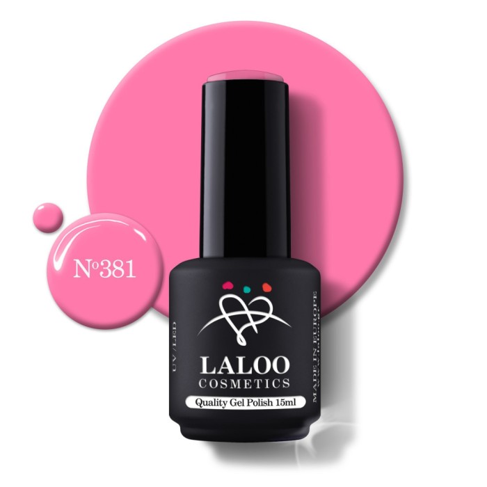 &Nu;&omicron;.381 Barbie Bright Pink | Laloo gel polish 15ml