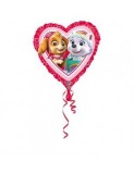 Balon folie inima Paw Patrol Love - Girl 43 cm, Anagram