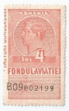 *Romania, lot 1097 cu 1 timbru fiscal de aviatie, 1936, NG