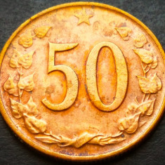 Moneda 50 HALERU - RS CEHOSLOVACIA, anul 1963 * cod 4094 A