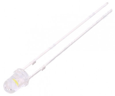 LED 3mm galben 2.7-3.4V 7000-8400mcd 30 grade OPTOSUPPLY OSG8DL3131A foto