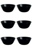 Set boluri, 6 piese, 1.16 L, Opal, Negru