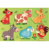 Puzzle Coucou - Animalute de la ferma, Djeco