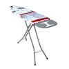 Masa de calcat Zilan-Rossa ZLN-4542, 33x110 cm, Inaltime reglabila 92cm, Suport fier, Husa bumbac, Imprimeu multicolor