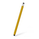 Stylus pen Techsuit, 2in1 universal, Android, iOS, aluminiu, auriu, JC01