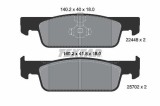Set placute frana disc Dacia Logan II, Sandero II; Renault Logan/Stepway II, Sandero/Stepway II Motor 1.0 LPG, 1.0 SCe 75, 1.0 TCe 100, 1.2, 1.2