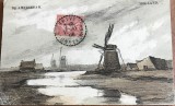 CPISTR5 Carte Postala Veche 1906 Olanda Stampila Gara Tren Franta Saone Et Loire