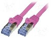 Cablu patch cord, Cat 6a, lungime 2m, S/FTP, LOGILINK - CQ3059S