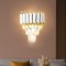 Aplica Candelabru Cristal VERSAILLES Piccolo, 2xE14, Alb ModernLight Concept