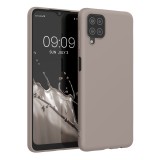 Husa Kwmobile pentru Samsung Galaxy A12, Bej, Silicon, KWM000012BL061C, Carcasa