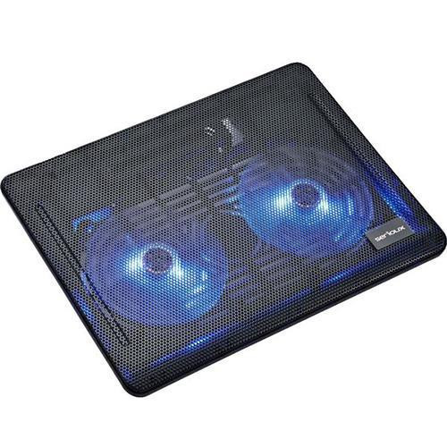 Suport Stand Laptop Cooler Metalic 2 Ventilatoare Serioux ncp007