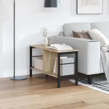 VidaXL Raft pentru cărți Stejar Sonoma 82 x 32 x 47 cm Lemn compozit 884001