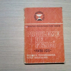 PROBLEME DE FIZICA - pentru Liceu - Gabriela Cone - 1986, 341 p.