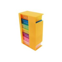 Organizator medicamente, plastic, portocaliu, 14.2x8.5x4.6 cm