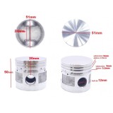 Piston cap compresor de aer 51mm CH207