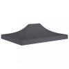 Acoperis Cort Petrecere 4x3m Antracit Oxford 600D PVC Impermeabil UV Inlocuire Pavilion Gradina