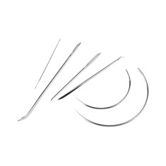 Set 6 ace pentru piele, panza, covoare, saltele Crisalida, 46 - 77 mm