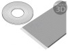 Cablu Bandă Neecranat Gri 0,635mm 40x30AWG 100FT